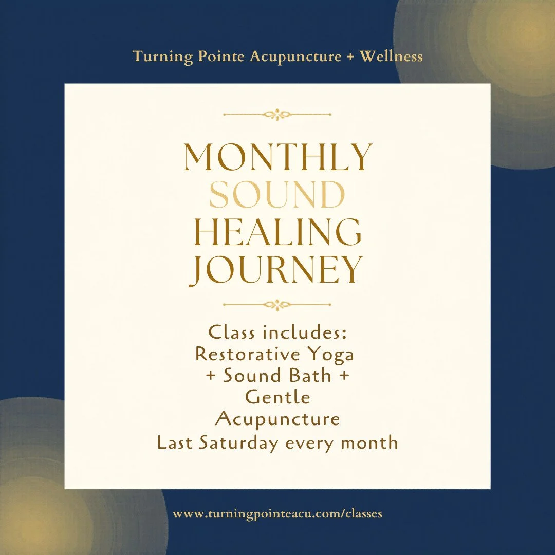 Rest isn't a reward. It's medicine.
Once a month, we're holding space for you to truly let go, with restorative yoga to soften the body, a sound bath to calm the mind, and acupuncture to restore your flow from the inside out.
Last Saturday of every m