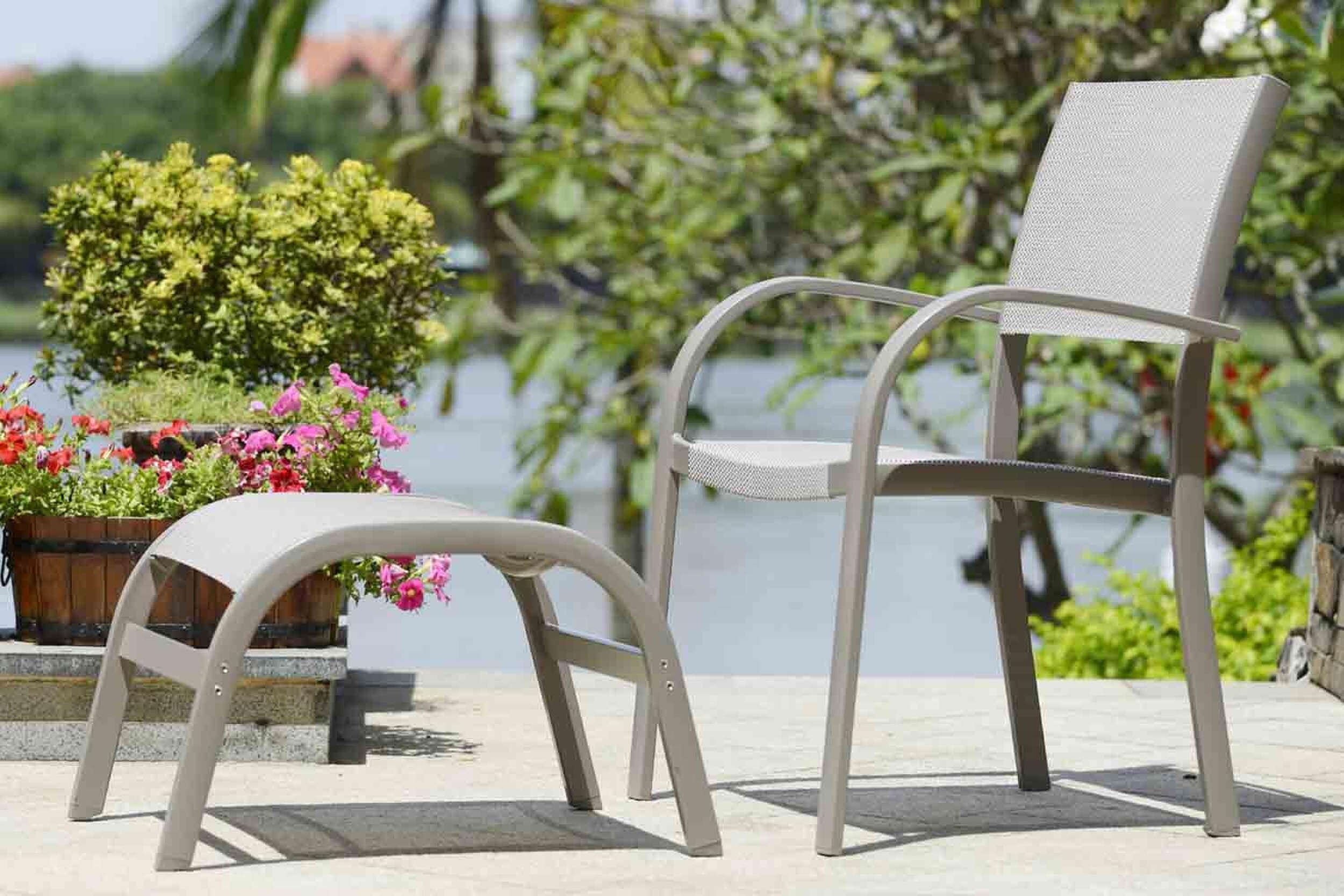 Morella foot stool - Outdoor