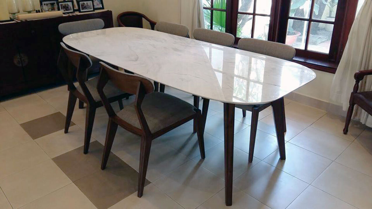 Annabelle dining table in walnut and Volakas marble by Casamia Interior.jpg