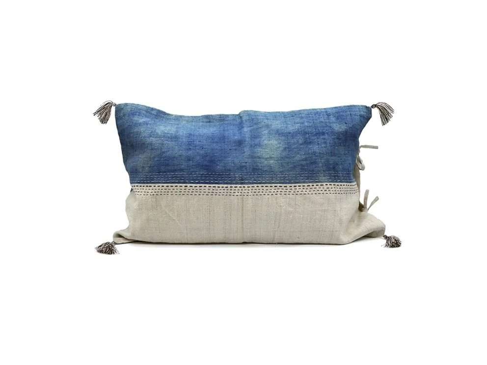 Denim center cushion 55×35