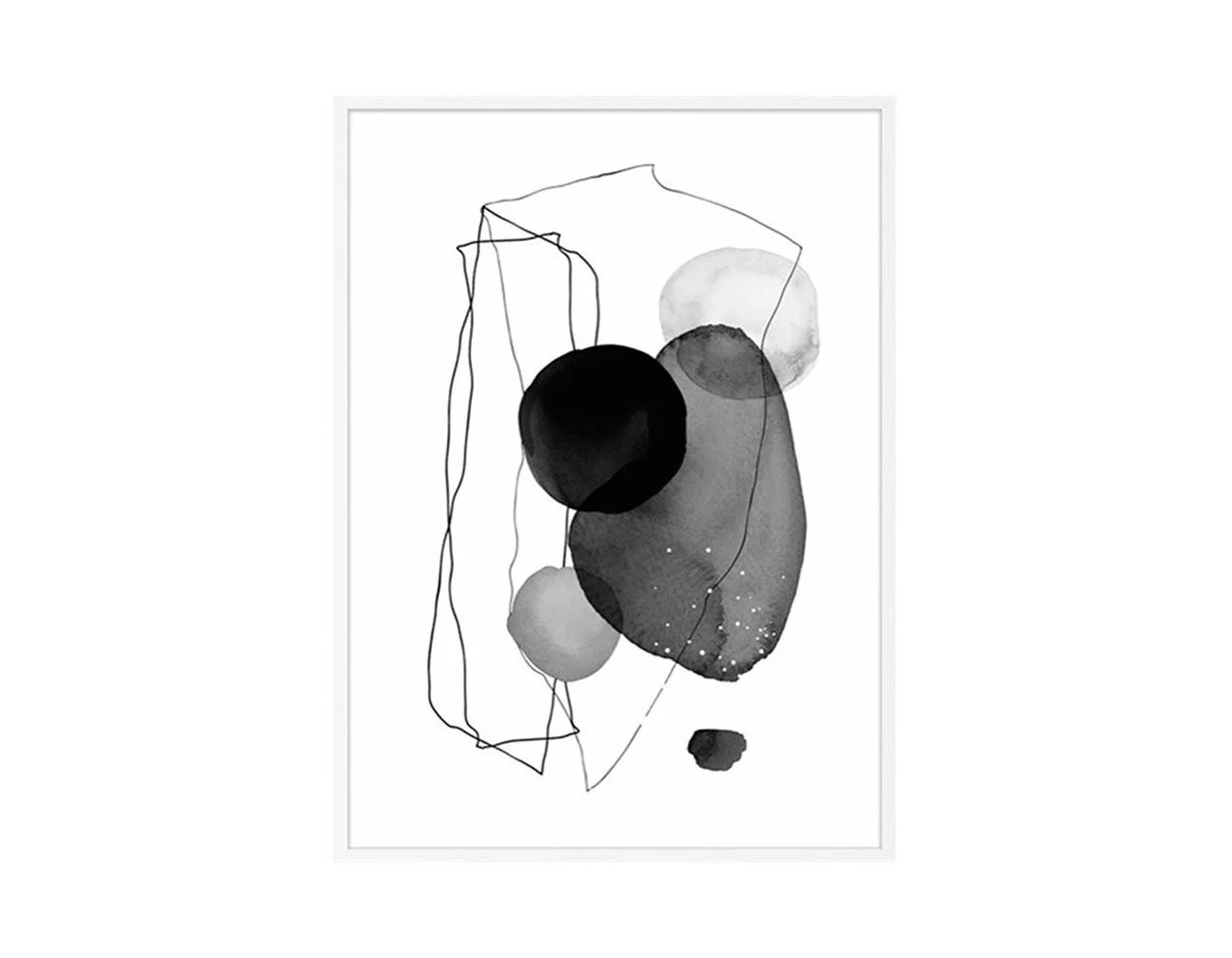 Abstract B&W Circles