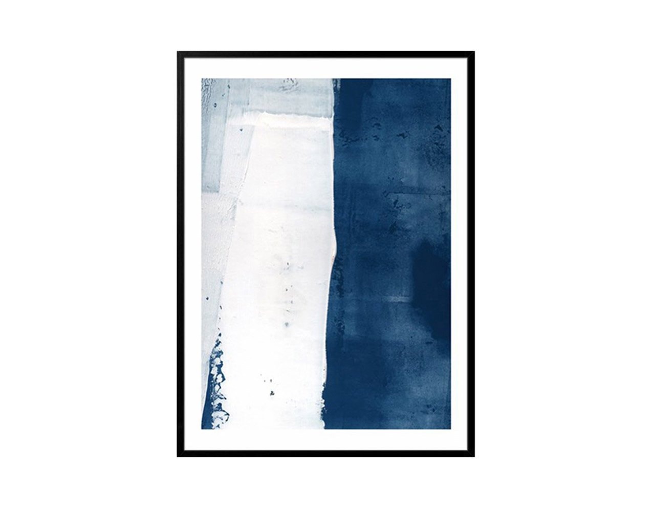 Abstract White & Blue