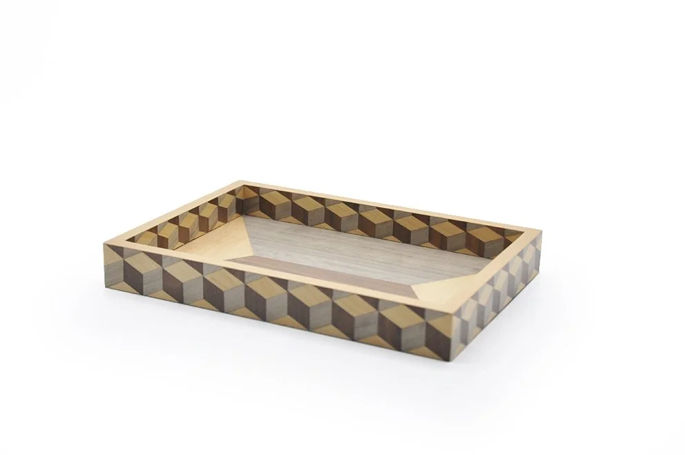 Marquetry Desk Tray