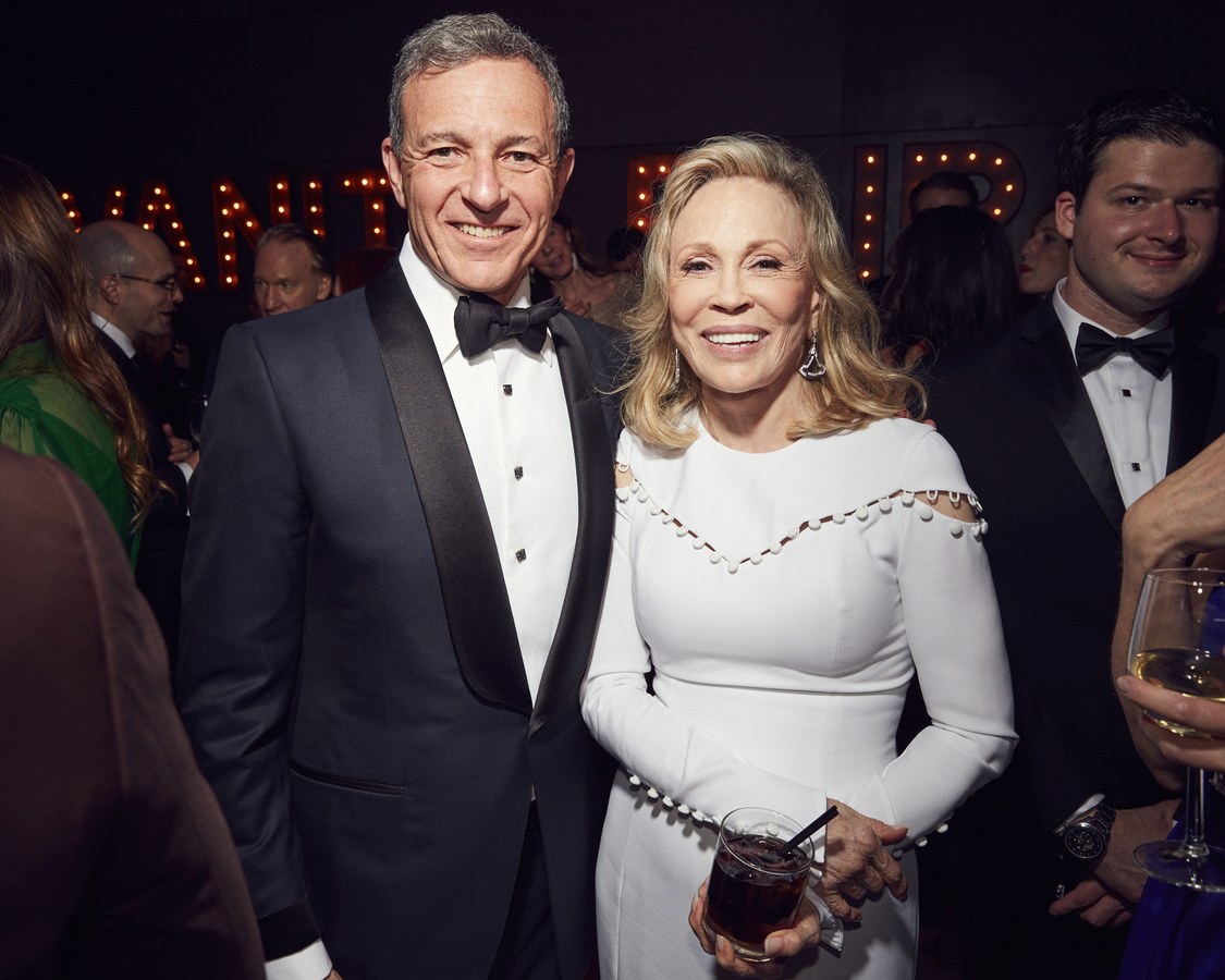 Bob Iger & Faye Dunaway