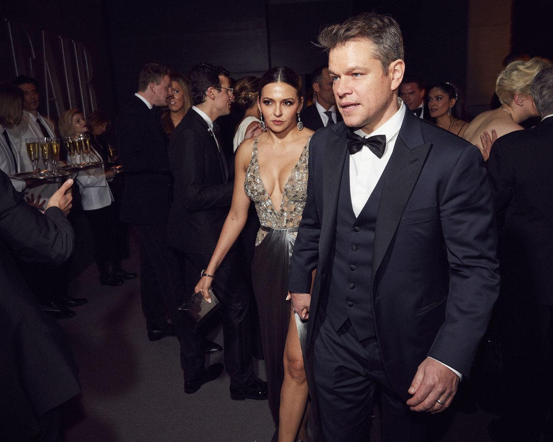 Luciana Barros & Matt Damon