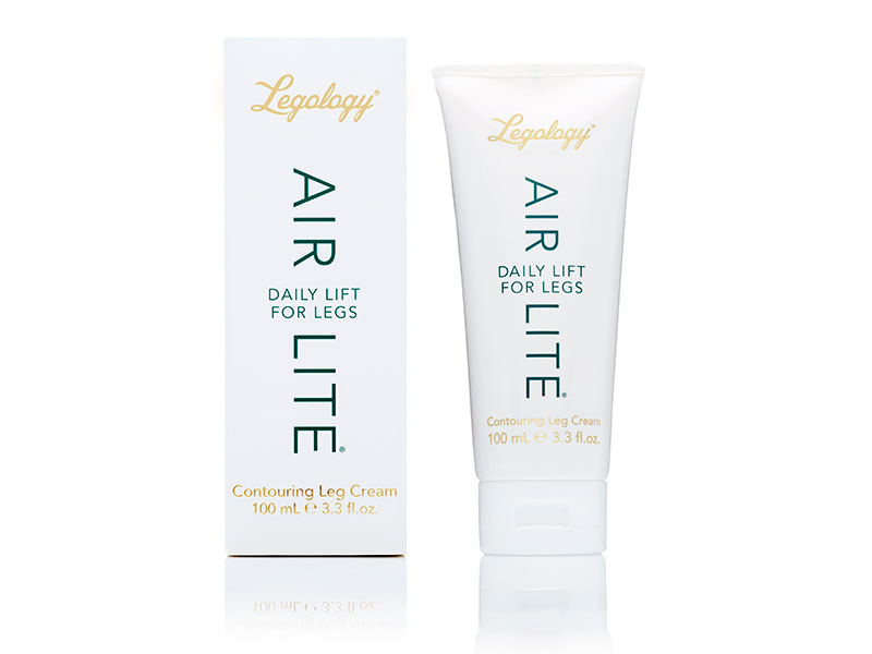 Legology - Airlite Una crema pionera en cuanto al cuidado de las piernas. Aporta los beneficios del drenaje reduciendo la pesadez y cansancio provocados por la retención de líquidos, combate la celulitis, cancela fatiga y dolores, rejuvenece y energiza desde el tobillo hasta la cadera www.niche-beauty.com