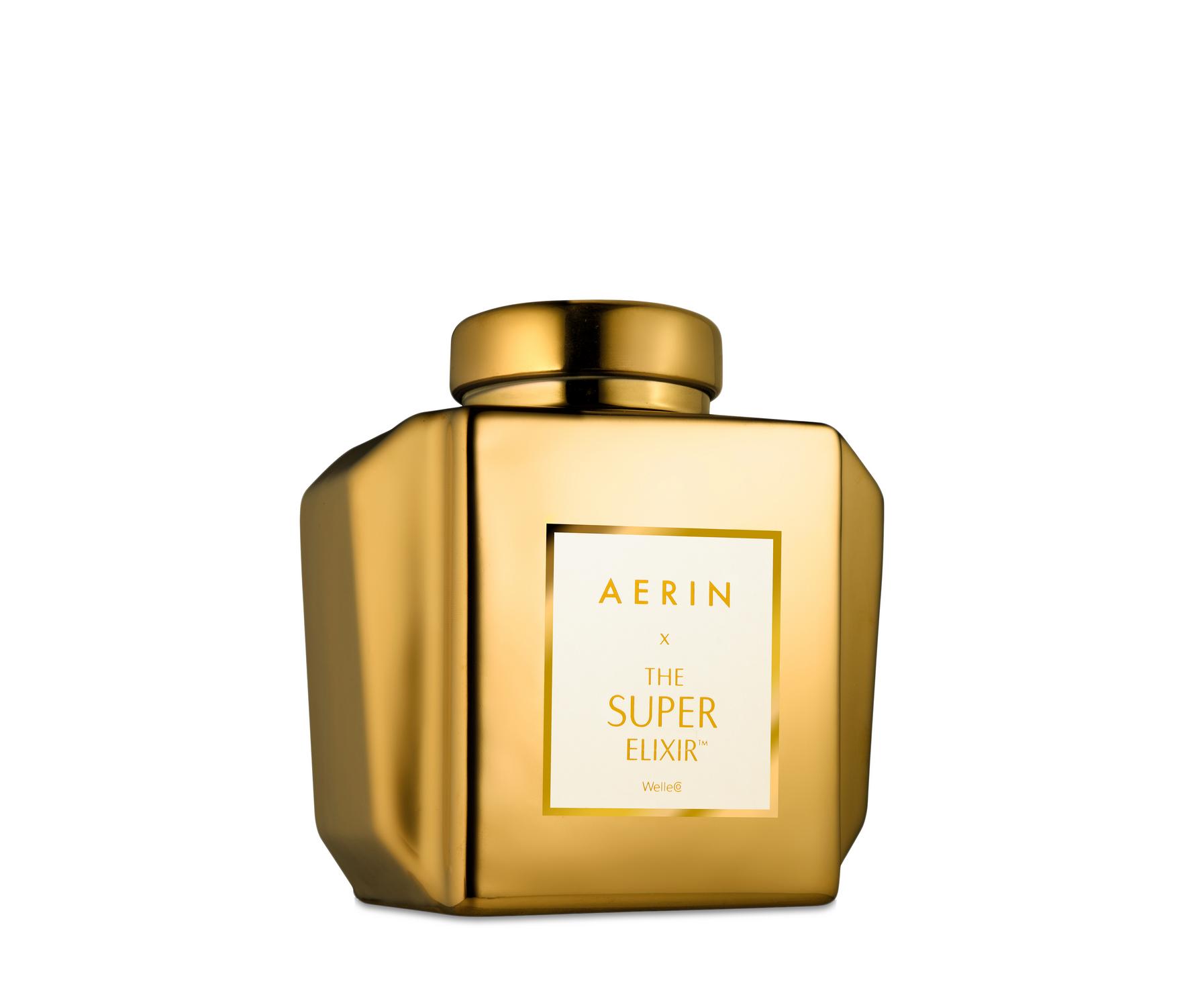 Producto de la colaboración entre Aerin Lauder y Ellen Macpherson, la edición limitada de este precioso frasco dorado contiene un suplemento compuesto de plantas orgánicas . Creado para la salud y el equilibrio del organismo , está desarrollado por uno de los médicos leader en cuanto a nutrición , el doctor Simone Laubscher. Ideal para fortificar el sistema inmunológico. www.net-a-porter.com www.aerin.com