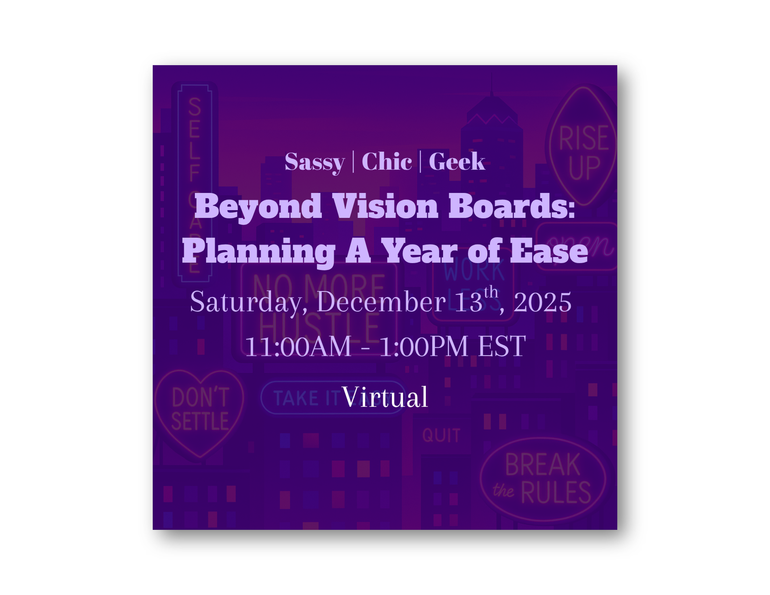 Beyond Vision Boards: Planning A Year of Ease 12.13.25