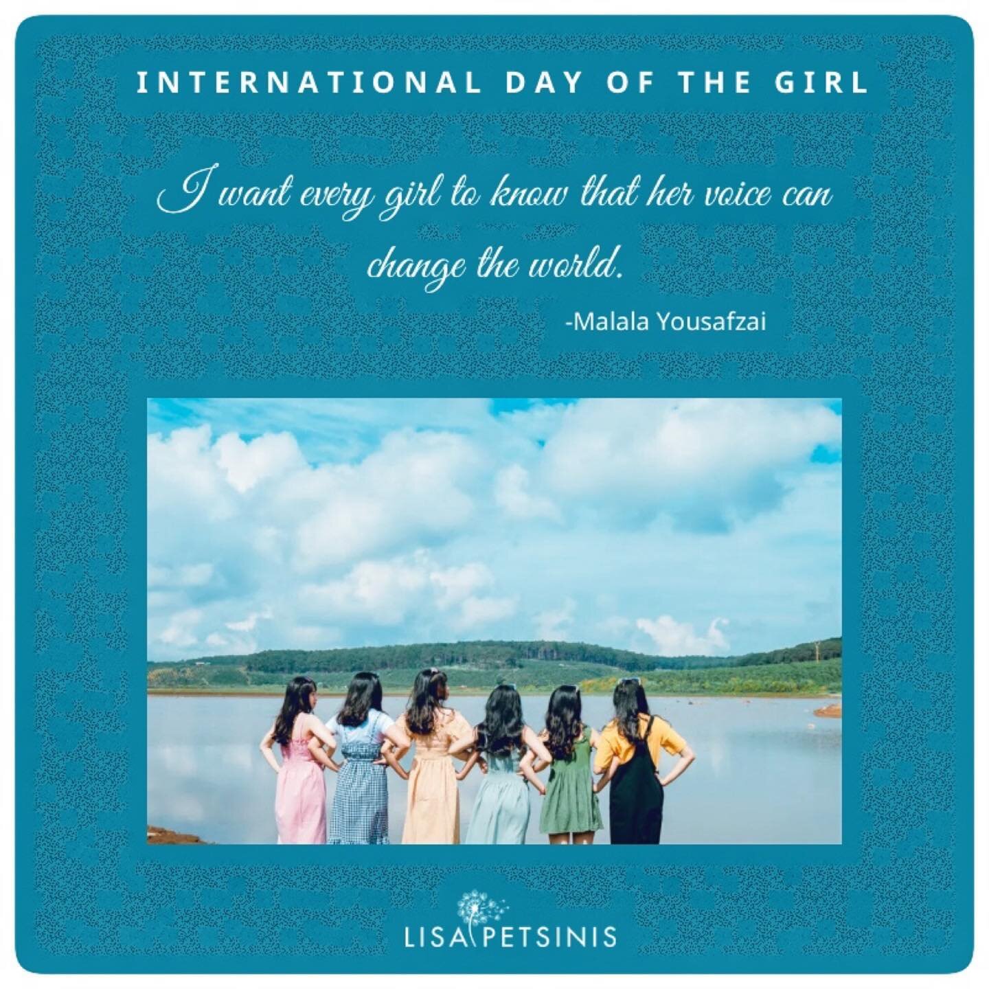 Every girl, no matter where, deserves a world in which she can be safe, loved, &amp; respected. It's more crucial than ever to protect their rights, lives, &amp; empower them to advocate for themselves &amp; build their dreams. Stand for a future whe