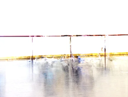 untitled (ballet) - the image on the dye sub. metal print