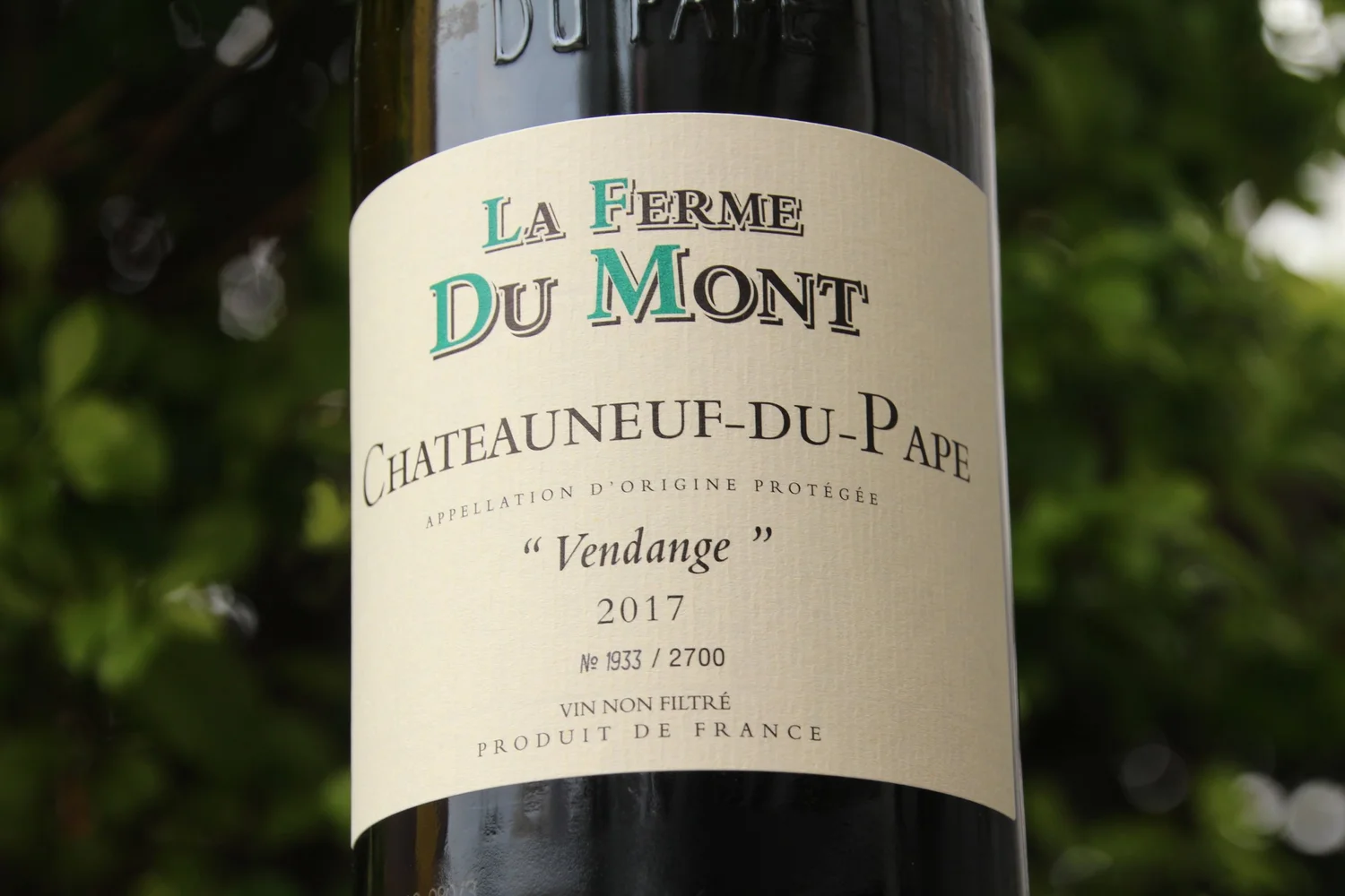 La Ferme Du Mont Vendange 2021 Chateauneuf-du-Pape, Blanc 