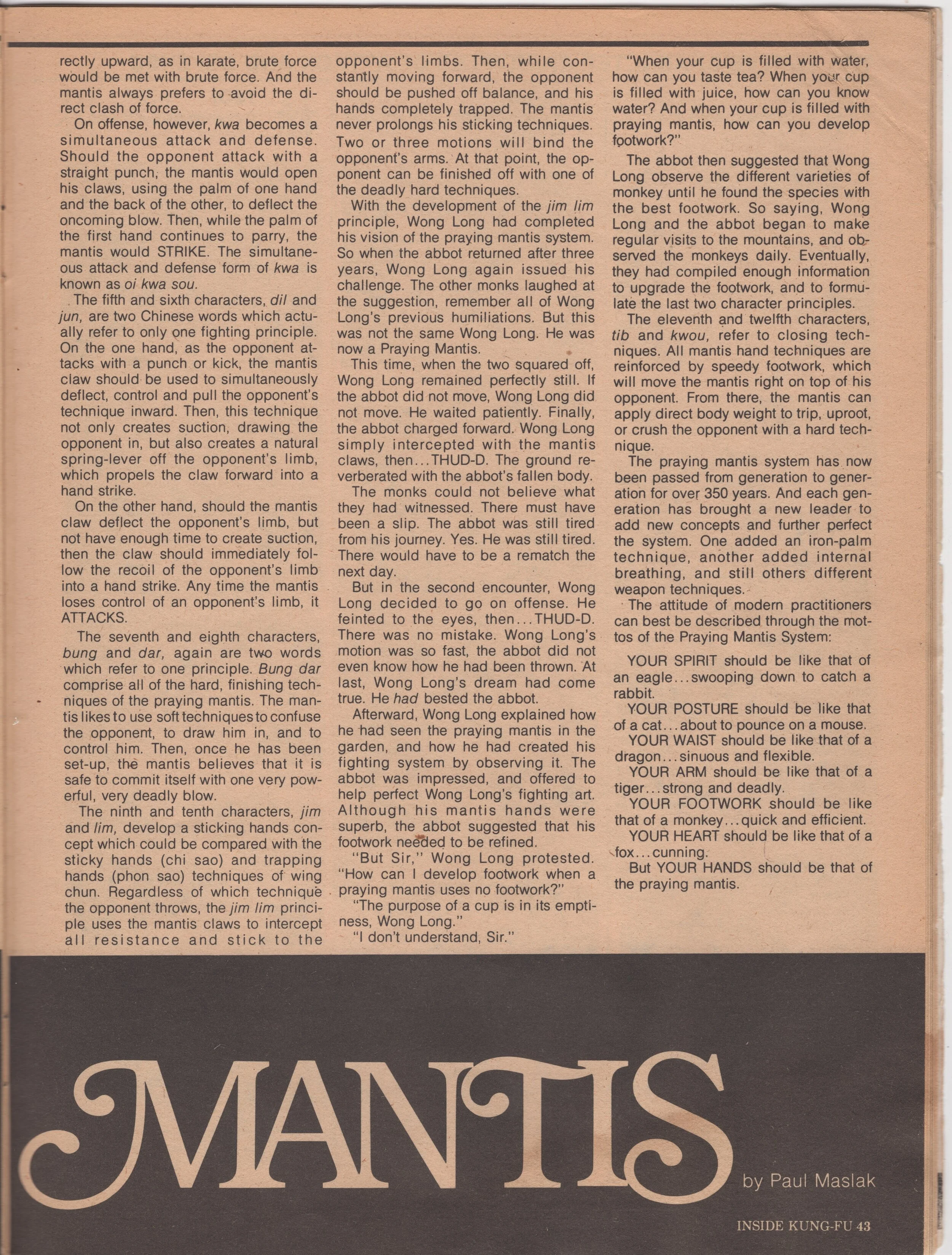 February 1980 The Birth of Praying Mantis2.jpg