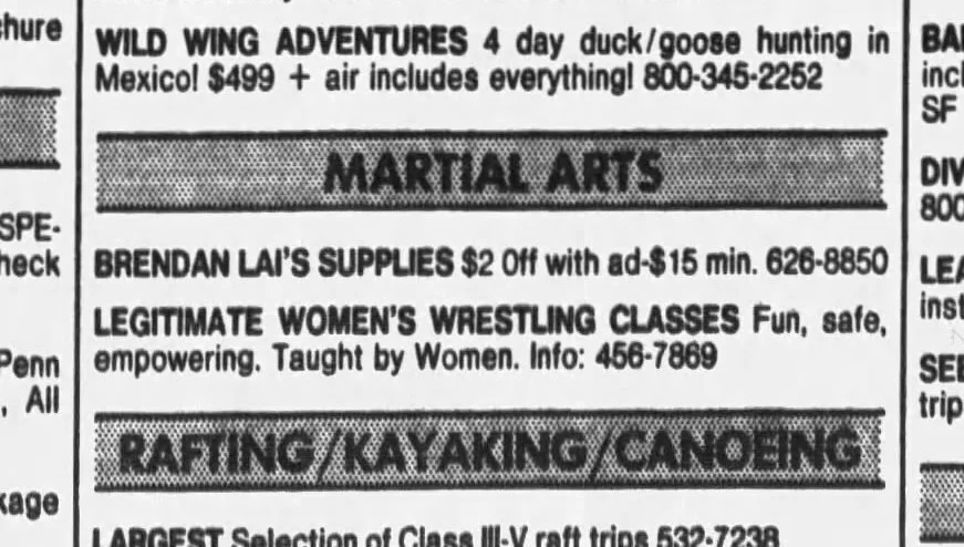 Detail, The San Francisco Examiner, Feb 13, 1987