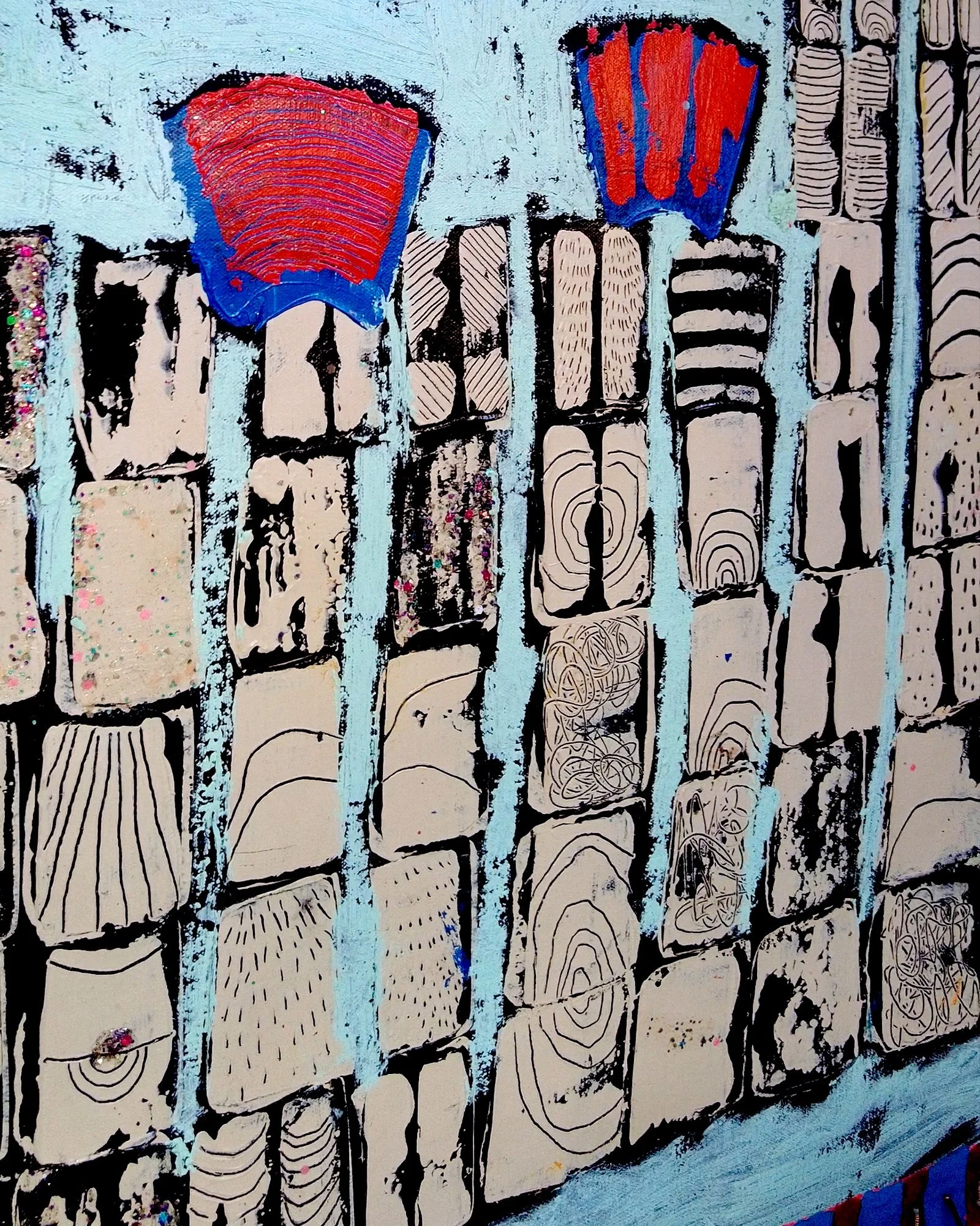 Goin Up Yonder (details, scraffiti)