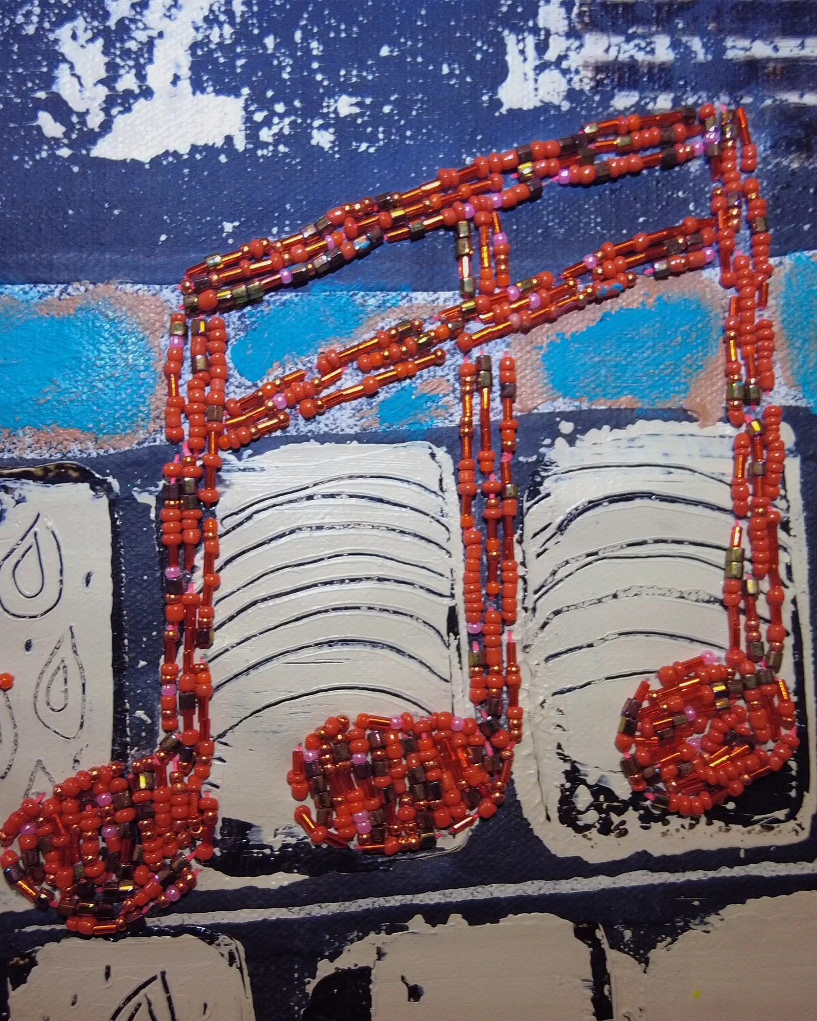 Chord Cutting Sonata (details, hand embroidery)