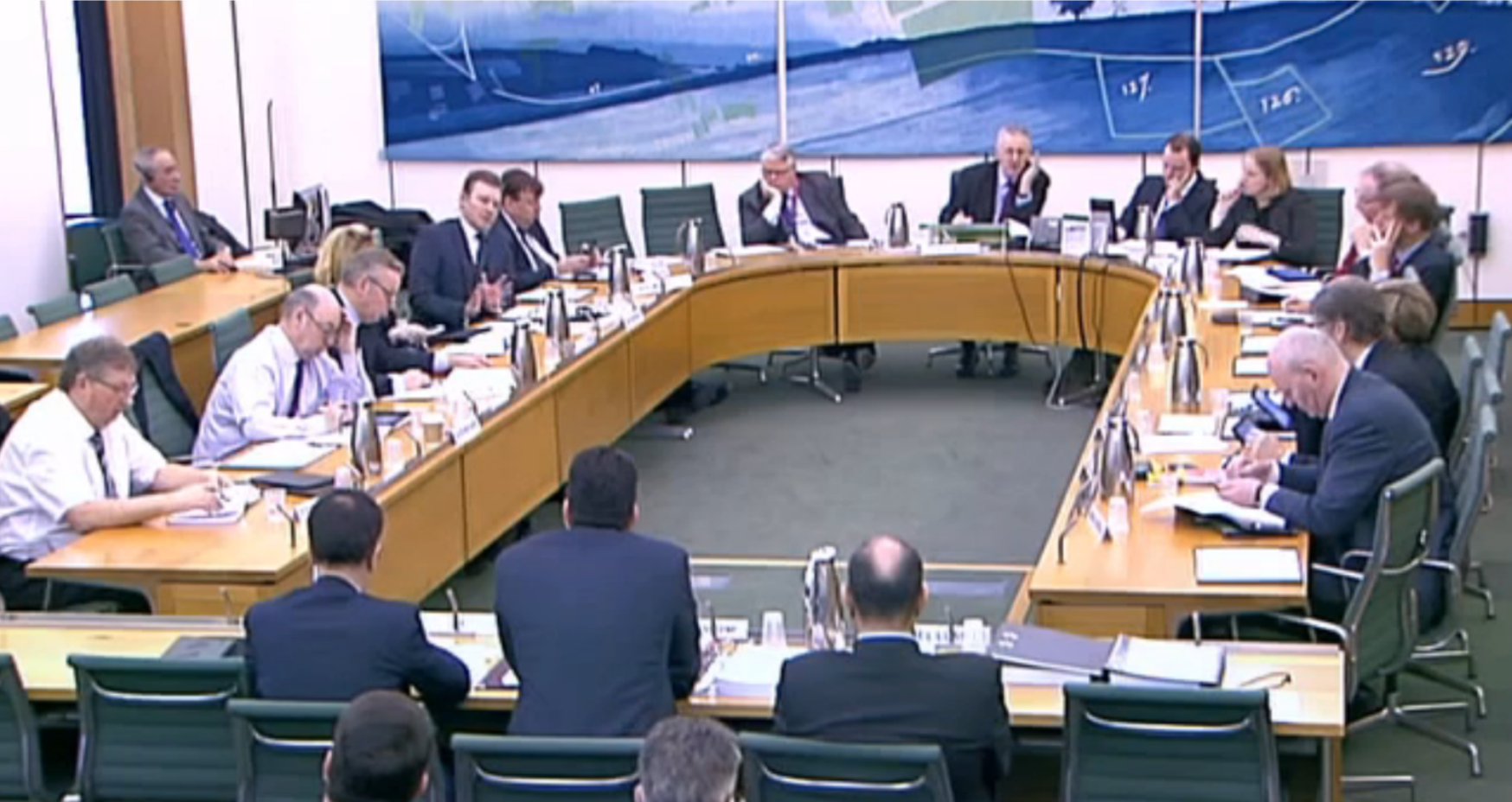 Craig questioning the Minister of Gibraltar, Fabian Picardo