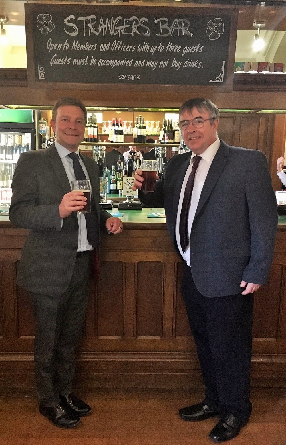 Beer brewed at the Four Candles Alehouse in Broadstairs goes on sale in  House of Commons bar — Craig Mackinlay MP