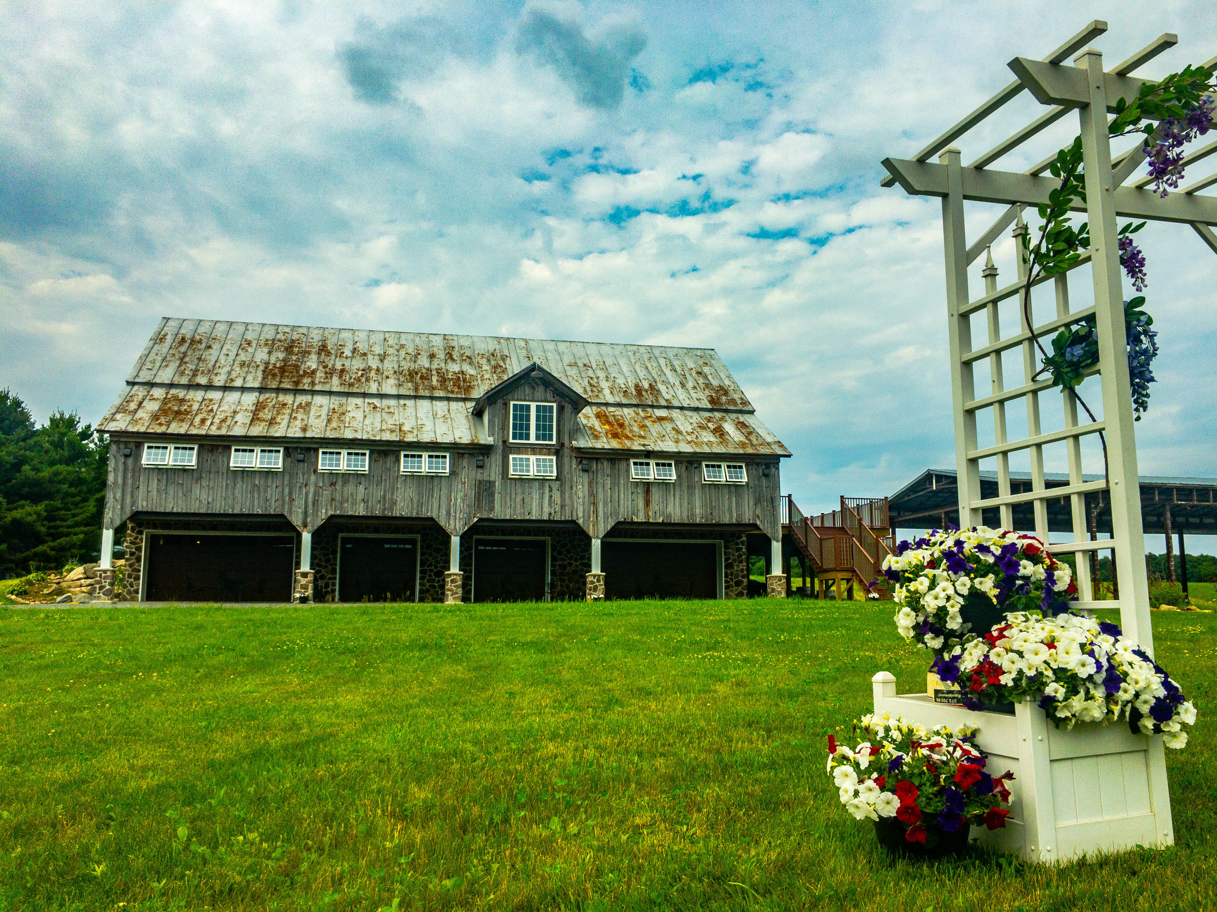 Stunning view of the Barn