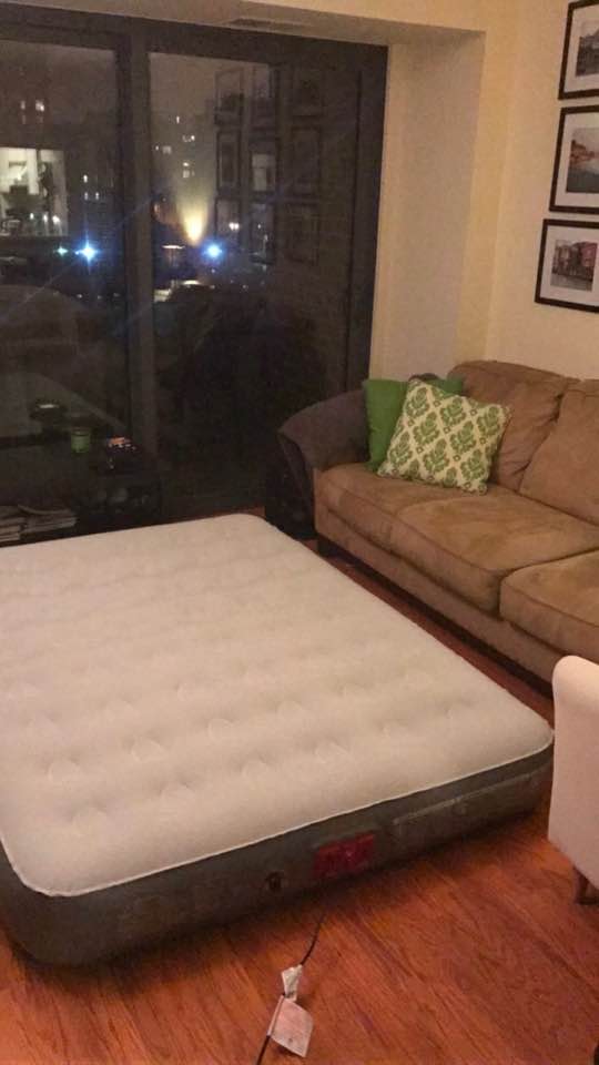 First night's accommodations courtesy of a good friend in DC.