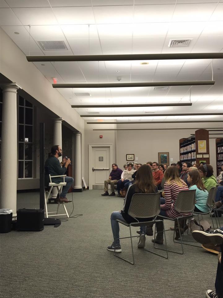 After Chicago, we trekked down I-65 to my hometown of Florence, Alabama. First speaking gig was at the Florence Library.