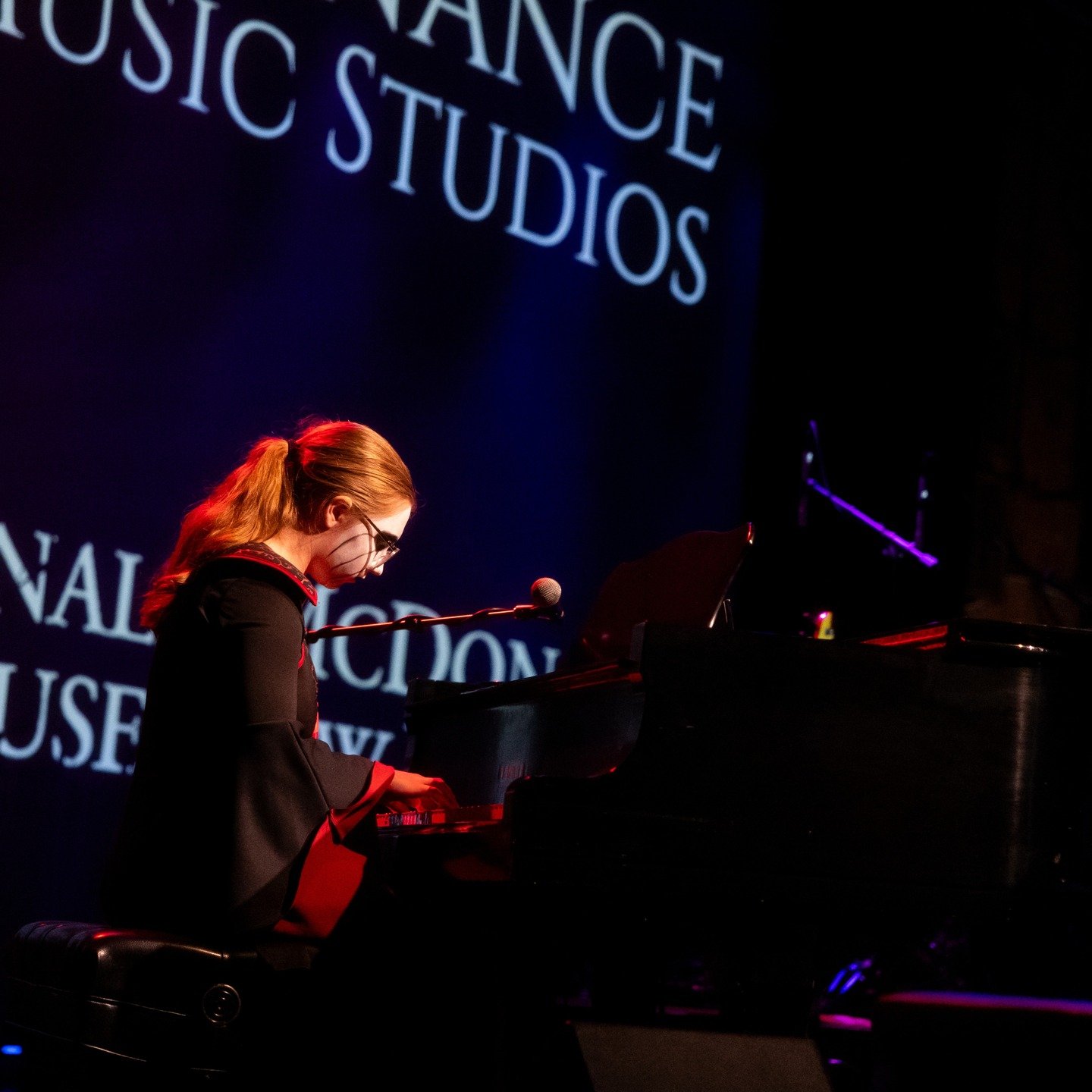 Scarlett loves King Diamond! We transcribed several songs over the years &amp; she played a medley of her own creation. It is great to see how metal riffs translate to piano-very classical and dark. She definitely lived up to the role-outfit and all!