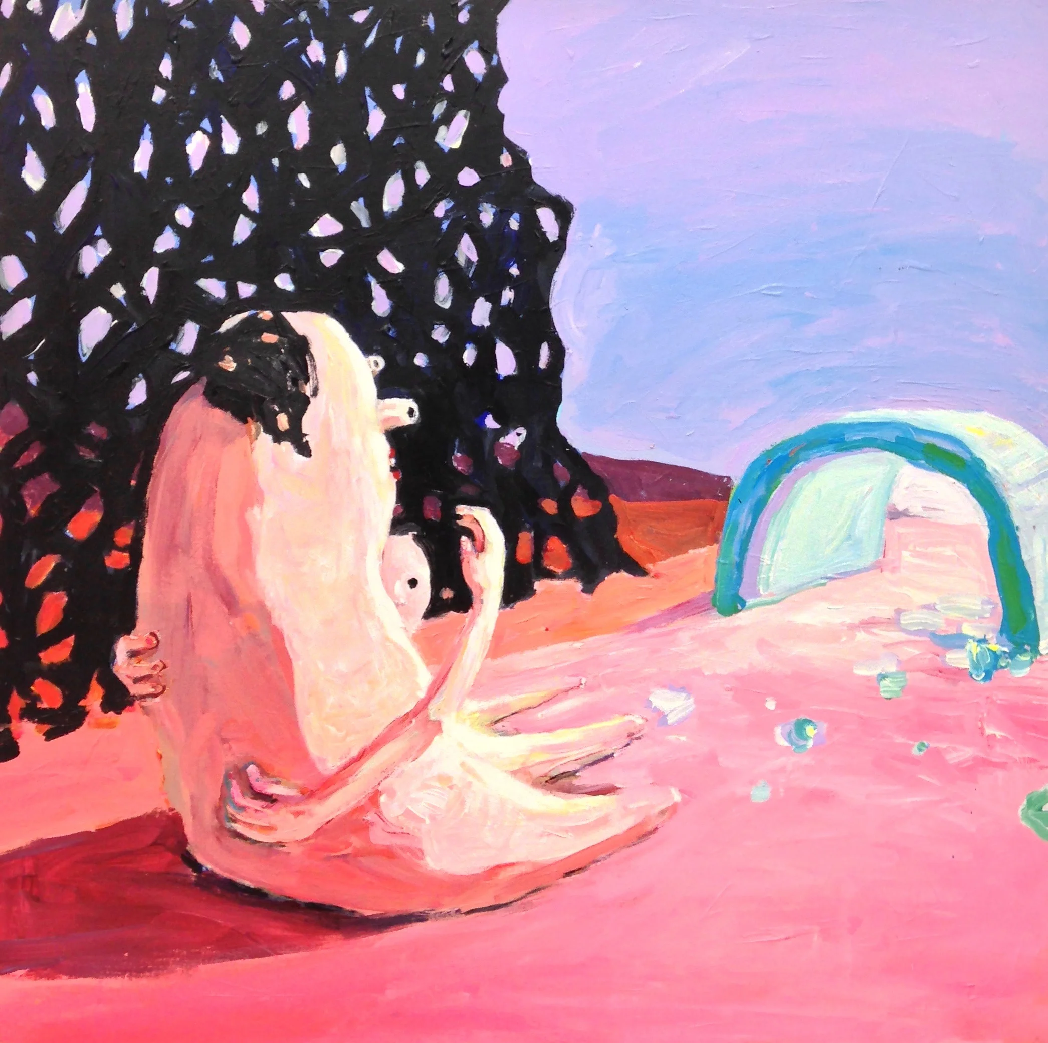 Acrylic on panel, 2015