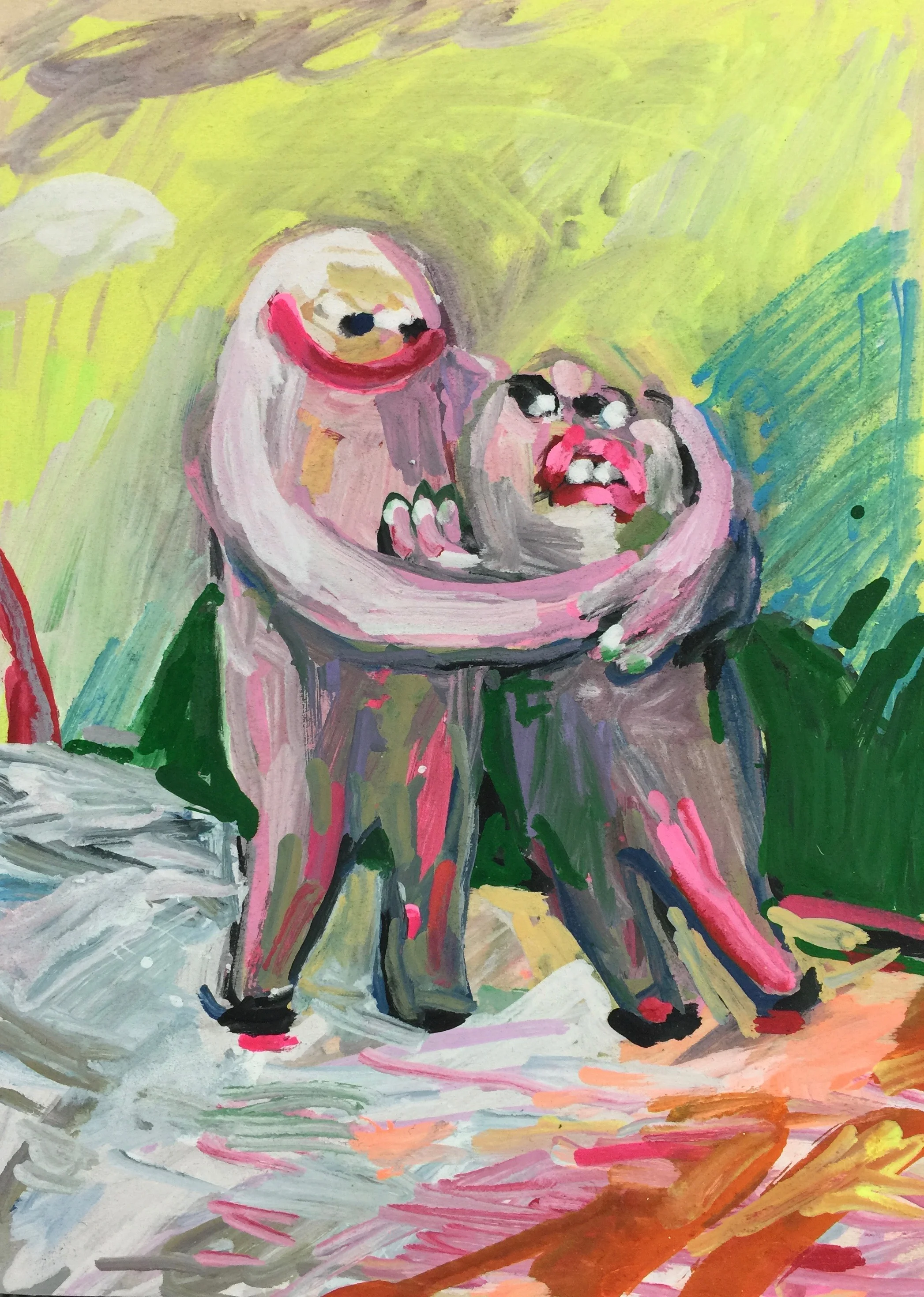 Reluctant Hug