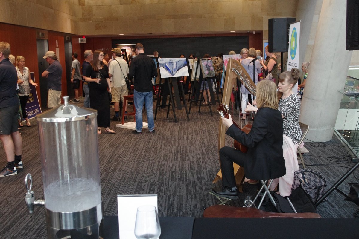 New Westminster Culture Crawl - Opening Night Art Show, Anvil Center, New Westminster, BC