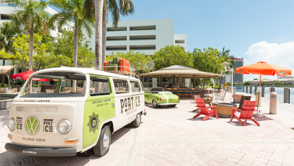 Portico at The Diplomat Beach Resort, photo taken by Dominic Perri