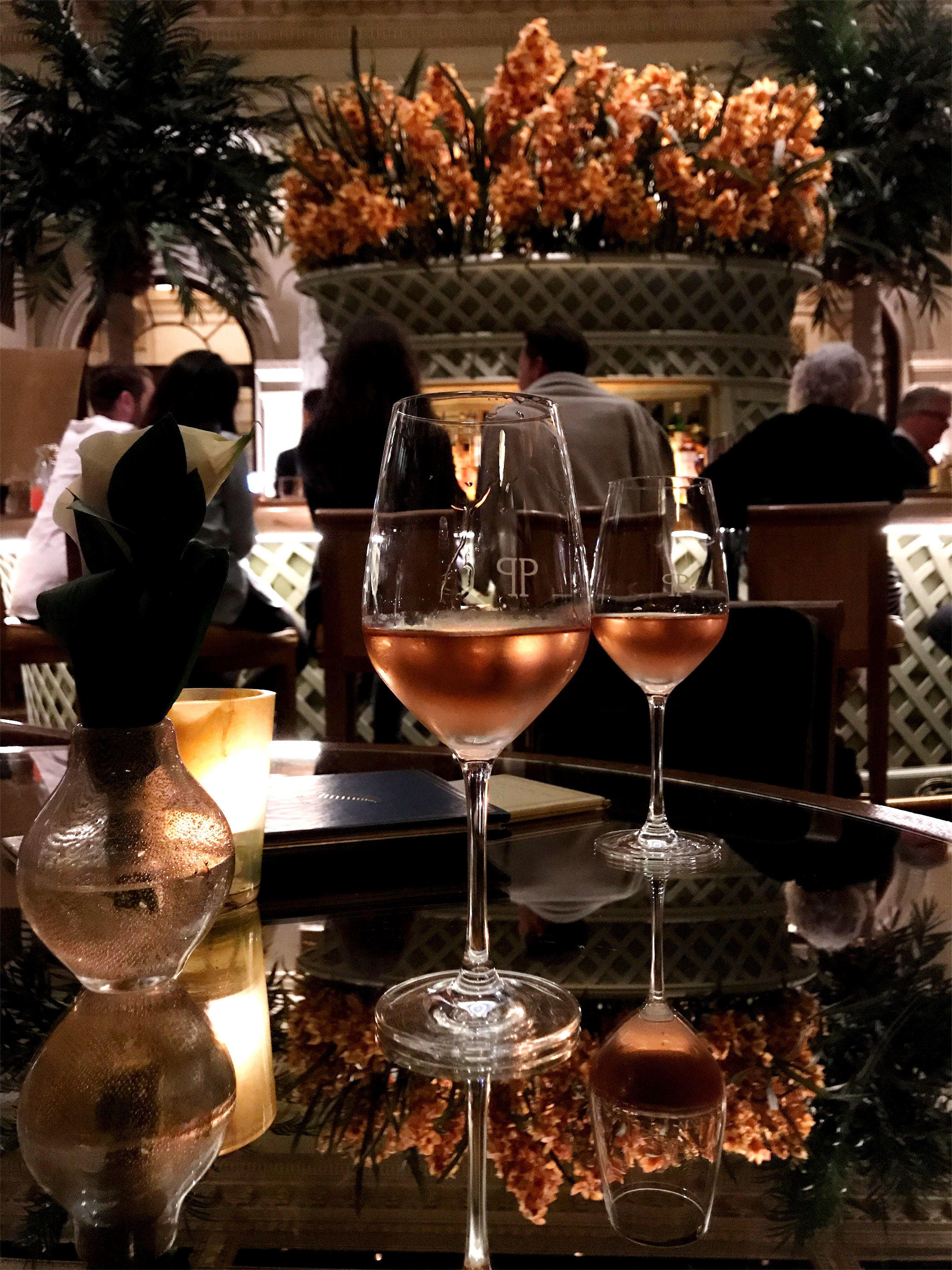 The Palm Court at The Plaza , photo by Bullfrog + Baum