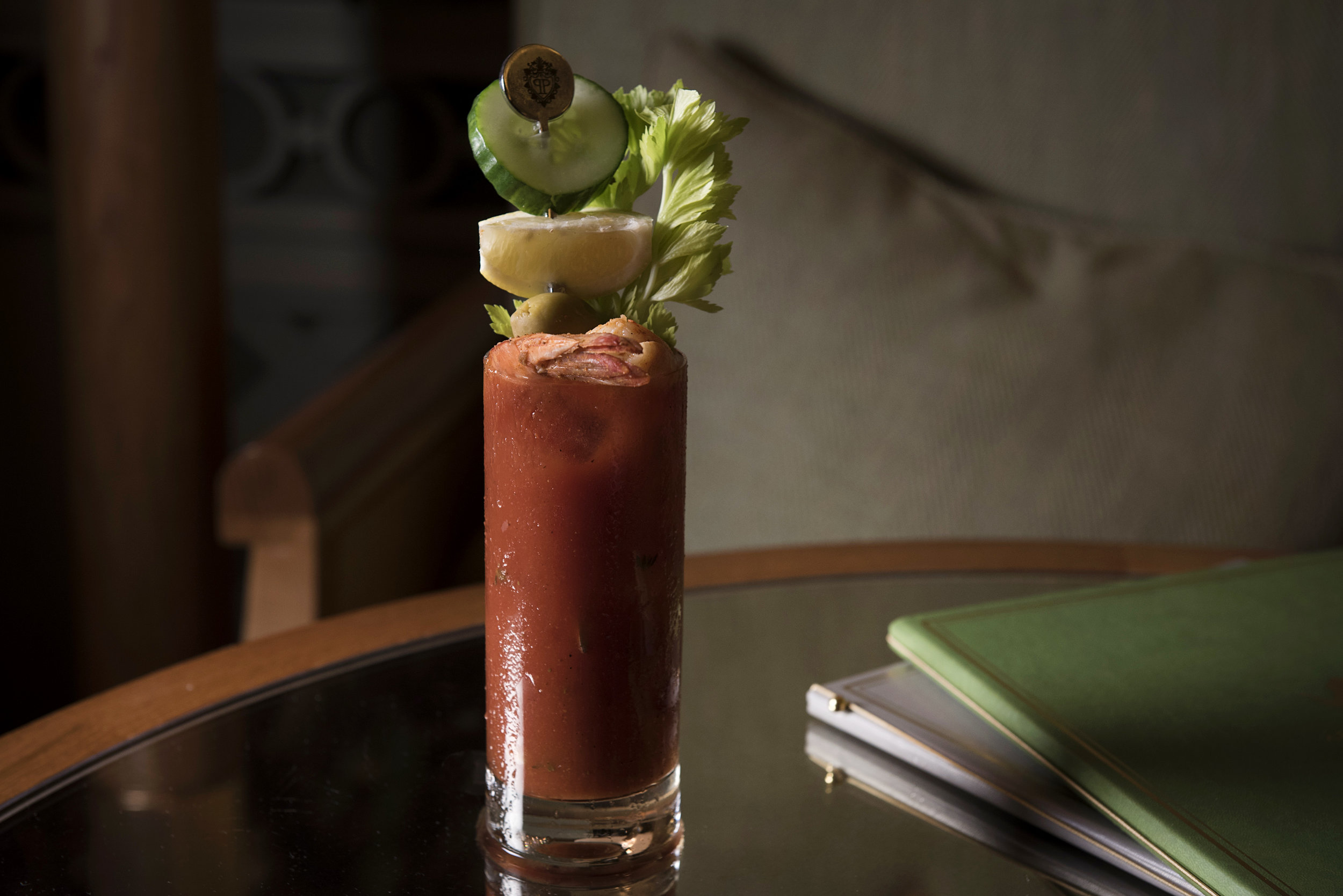 Bloody Mary at The Palm Court