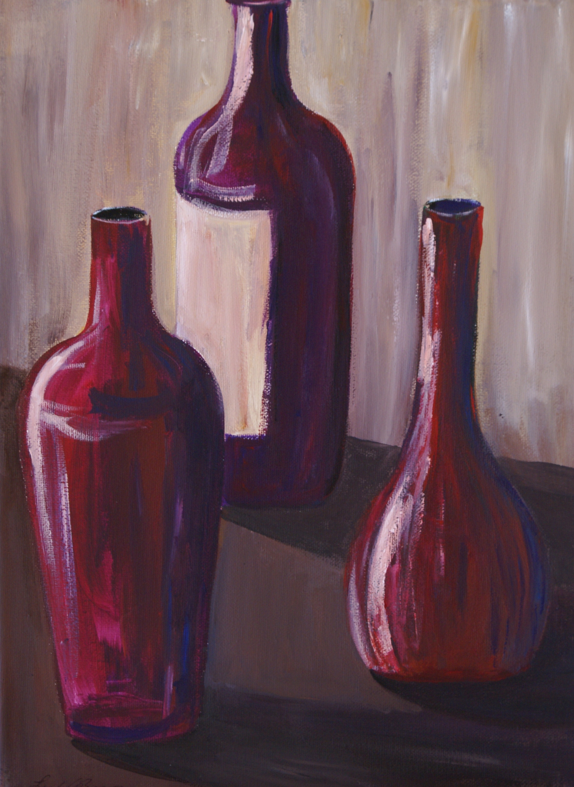 #491 Acrylic Three Bottles.JPG