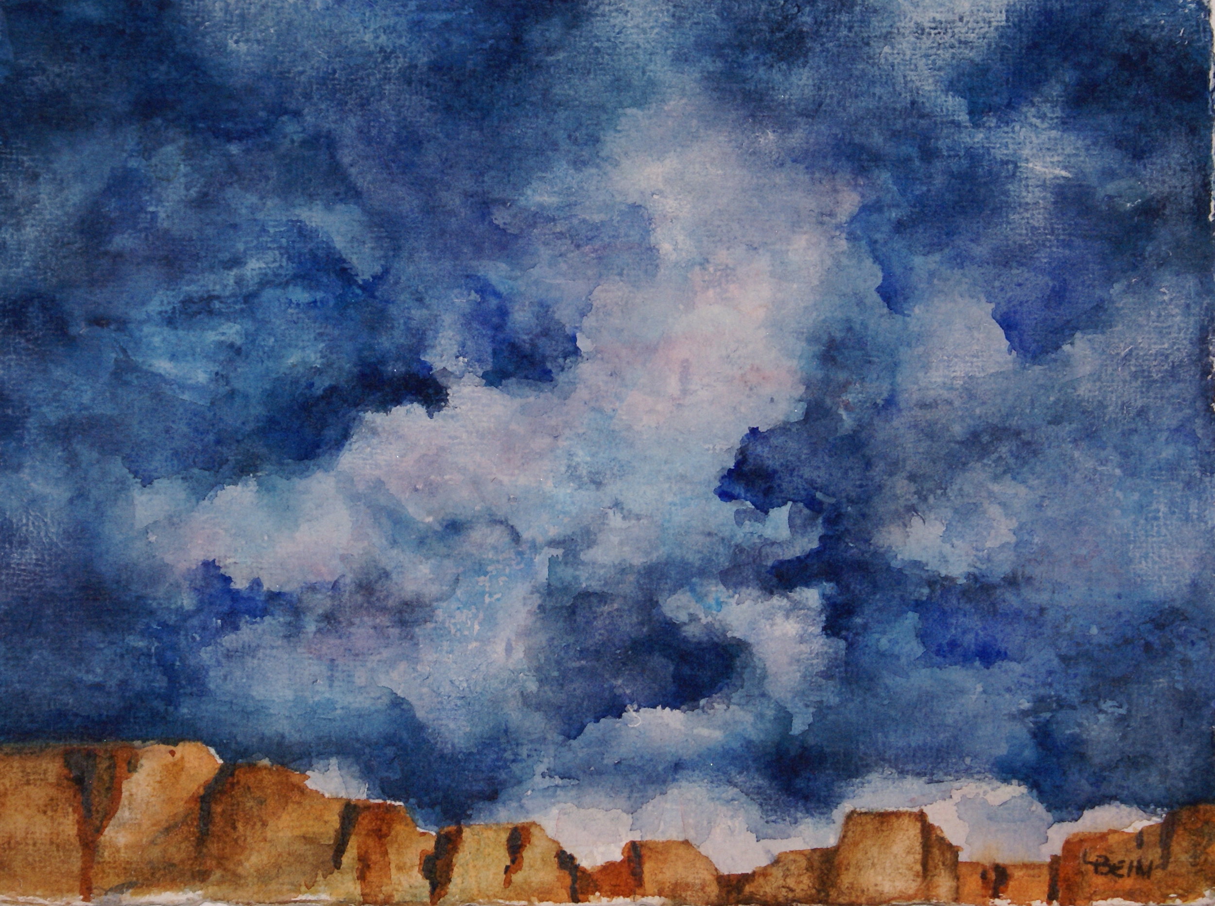"Stormy Skies over the Plateau"  #116 $55