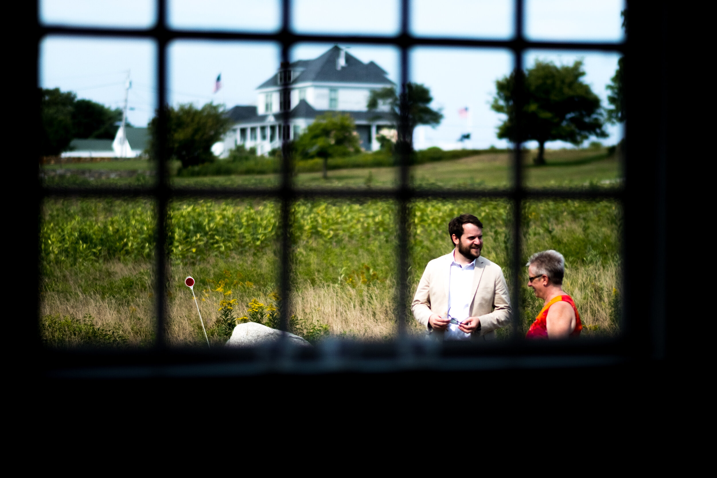 FotoFiferna New England Documentary Style Wedding Photography Bailey Island Library Hall Maine Candid-31.jpg