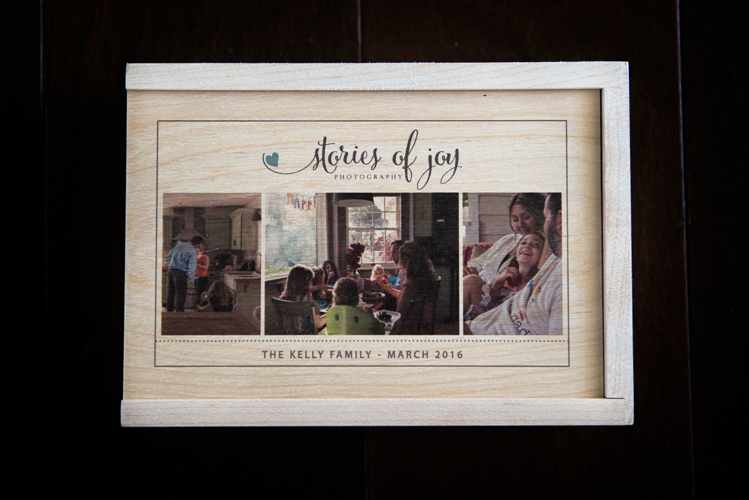 Gifts for Family Wooden Picture Box