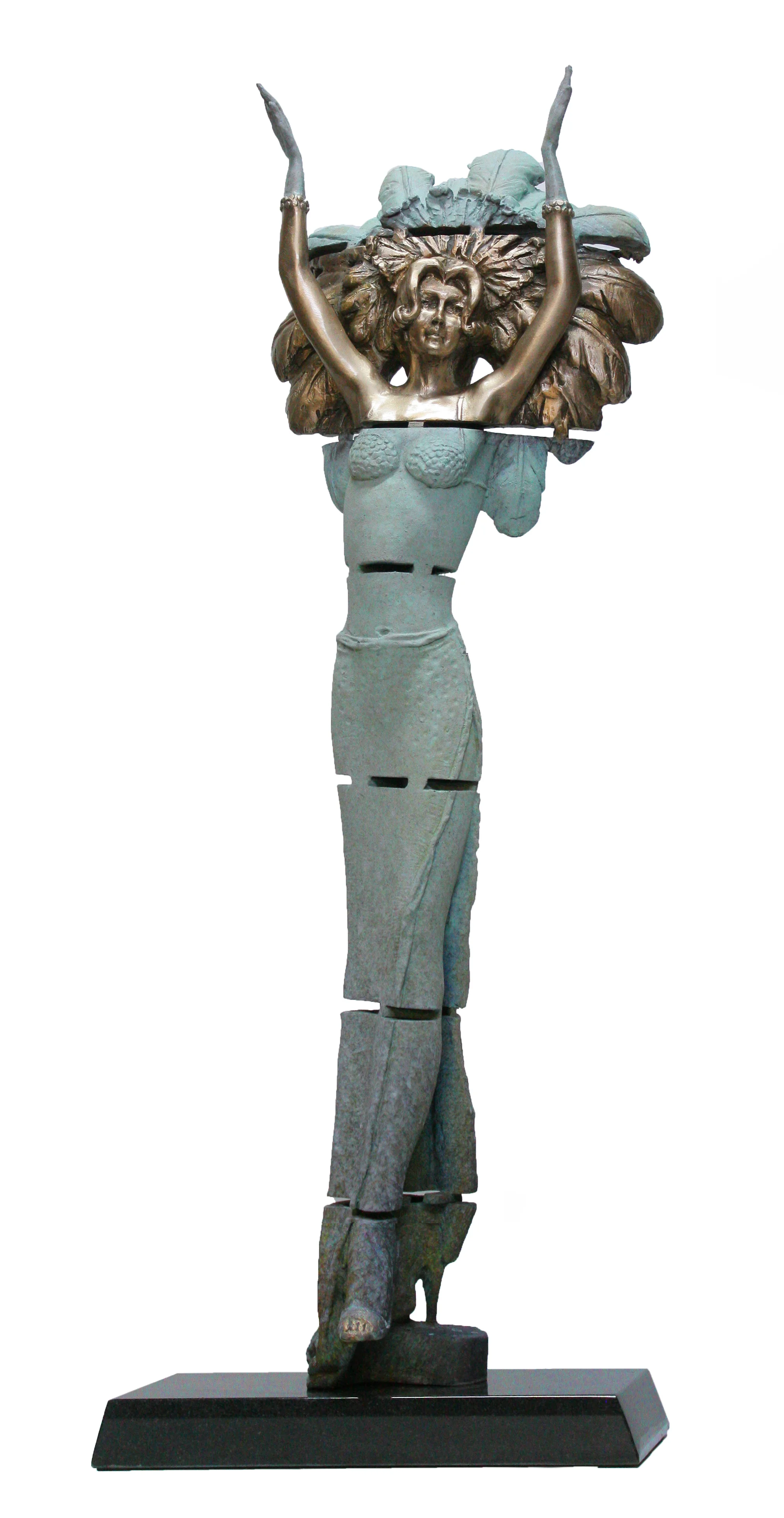 Carlotta Marquette 85 cms high Bronze on Granite 