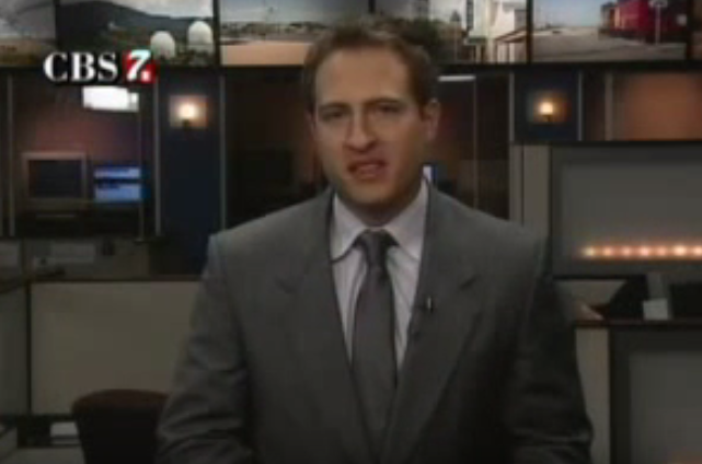 Reporting at KOSA-TV HQ in Odessa, TX