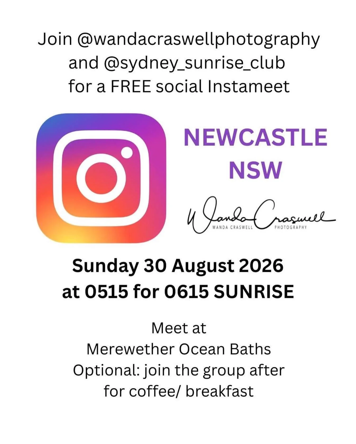 Save the date! Newcastle Australia is on my radar! 📷📷 

#photomeet #newcastle #landscapephotography #seascapephotography