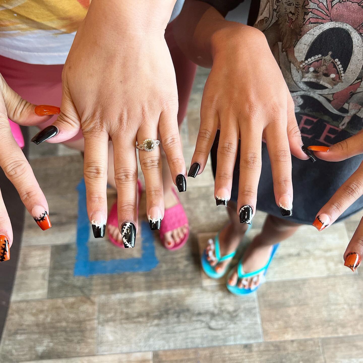 Halloween nails ready! #halloweennails