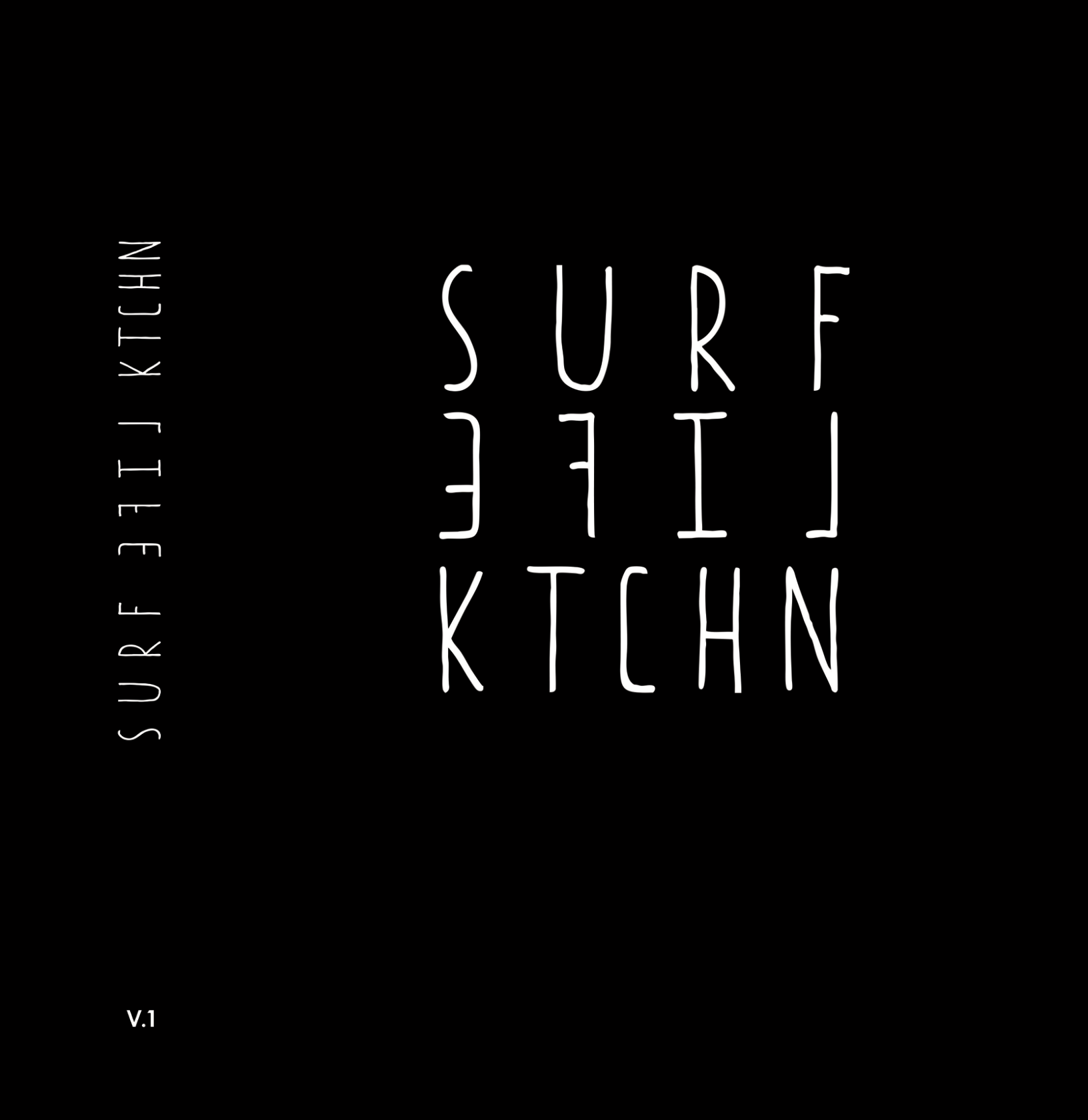 Surf Life Kitchen, vol I, limited edition coffee table book