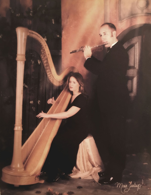 Freeman, flute; and Guthrie-Podley, harp; as Heaven’s Harp , cir. 2004
