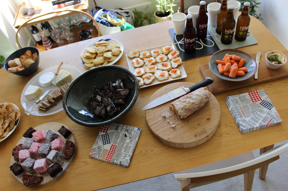 Gurrrrrl, you gotta have a lot of snacks. That's an entire lolly cake log right there.