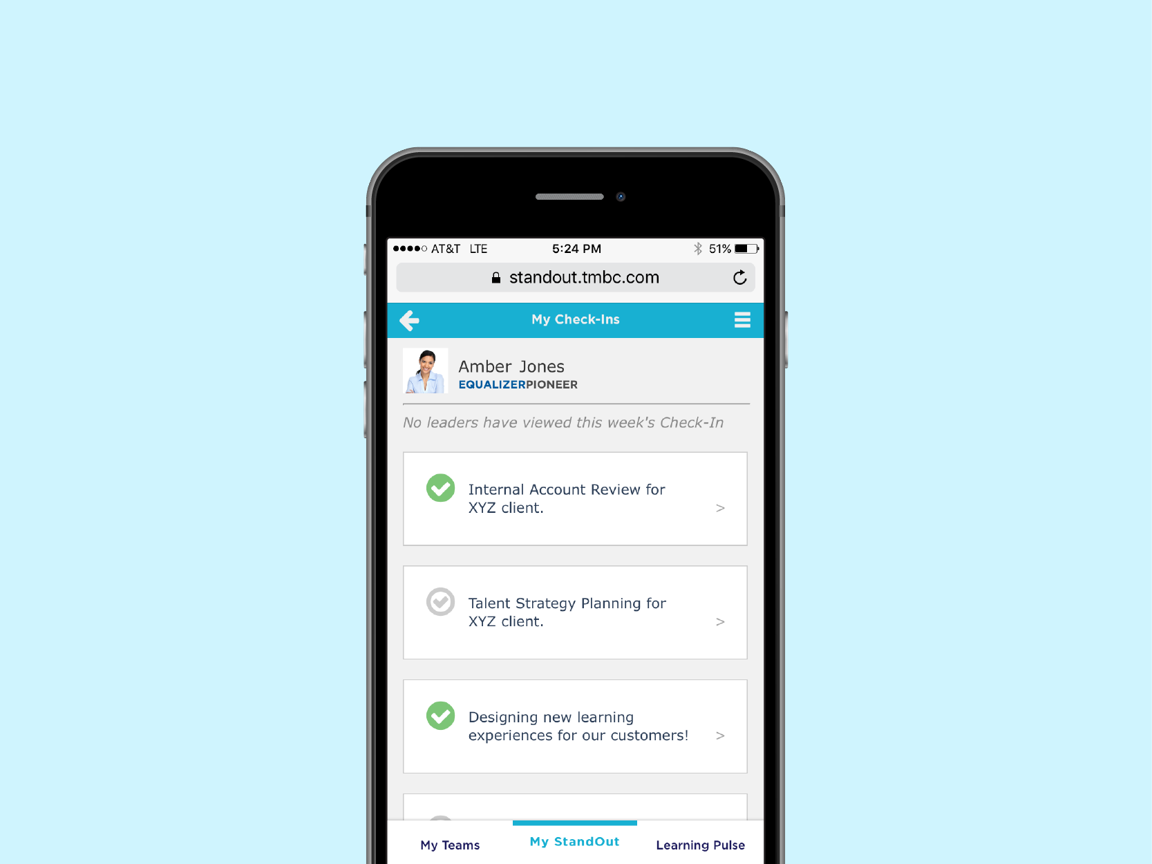 Mobile Friendly Check-Ins