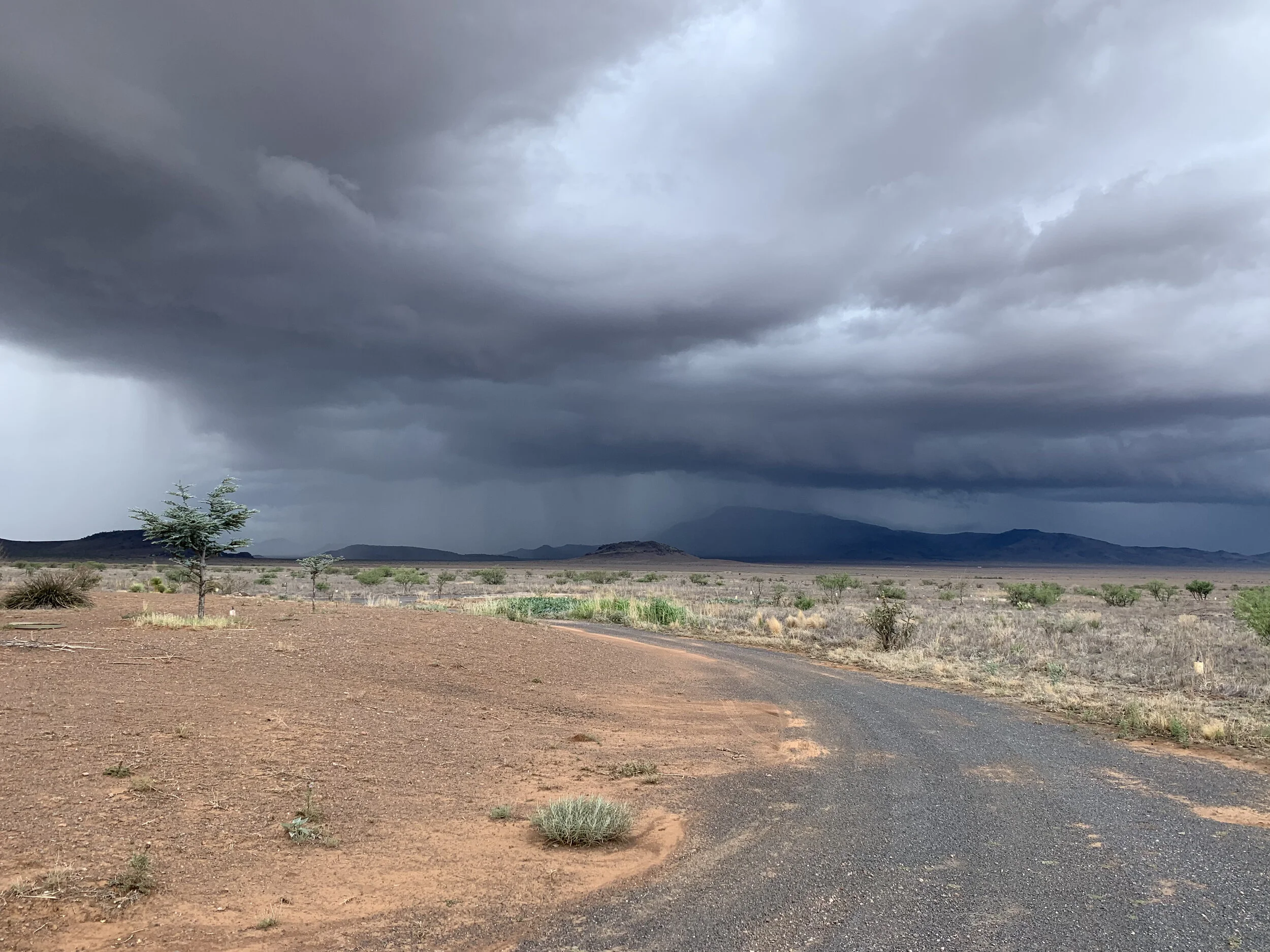 The sky here is incomparable. This is the view of Blue Mountain that is obscured in the previous picture.