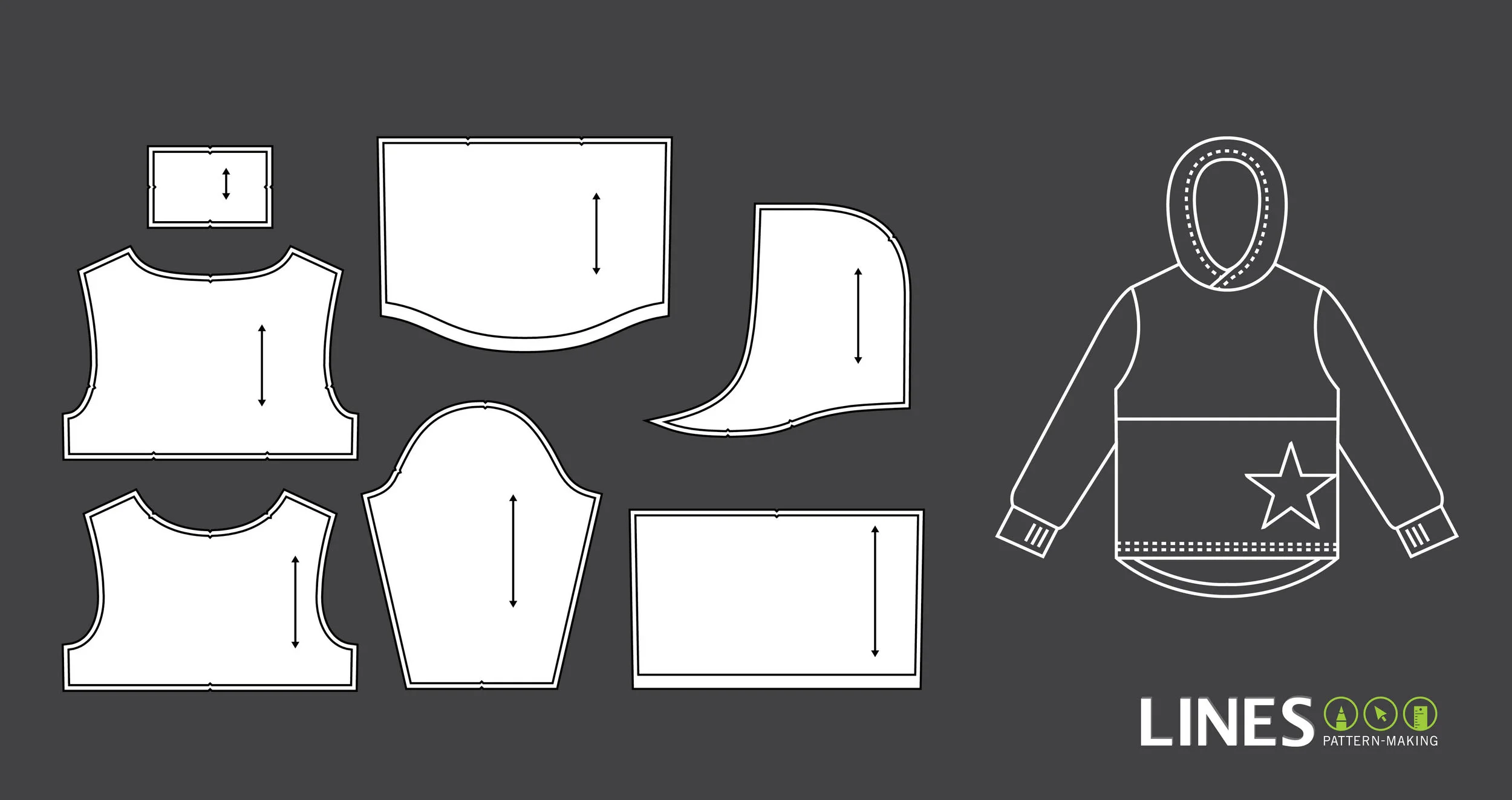 Work — Lines Pattern-Making