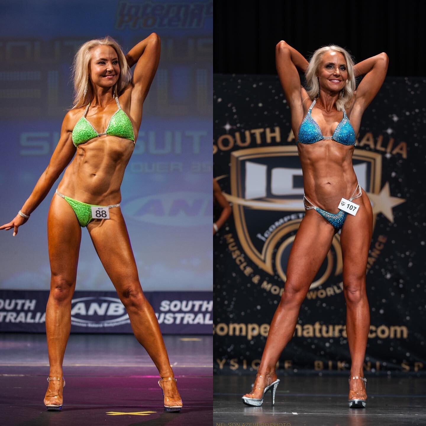 7 years difference and about the same weight. I think I am a kilo lighter now on stage.
 
So more muscle now for sure which is great considering my recent injury :-)
I get sorer than I used to after training&hellip; or more fatigued actually, but alw
