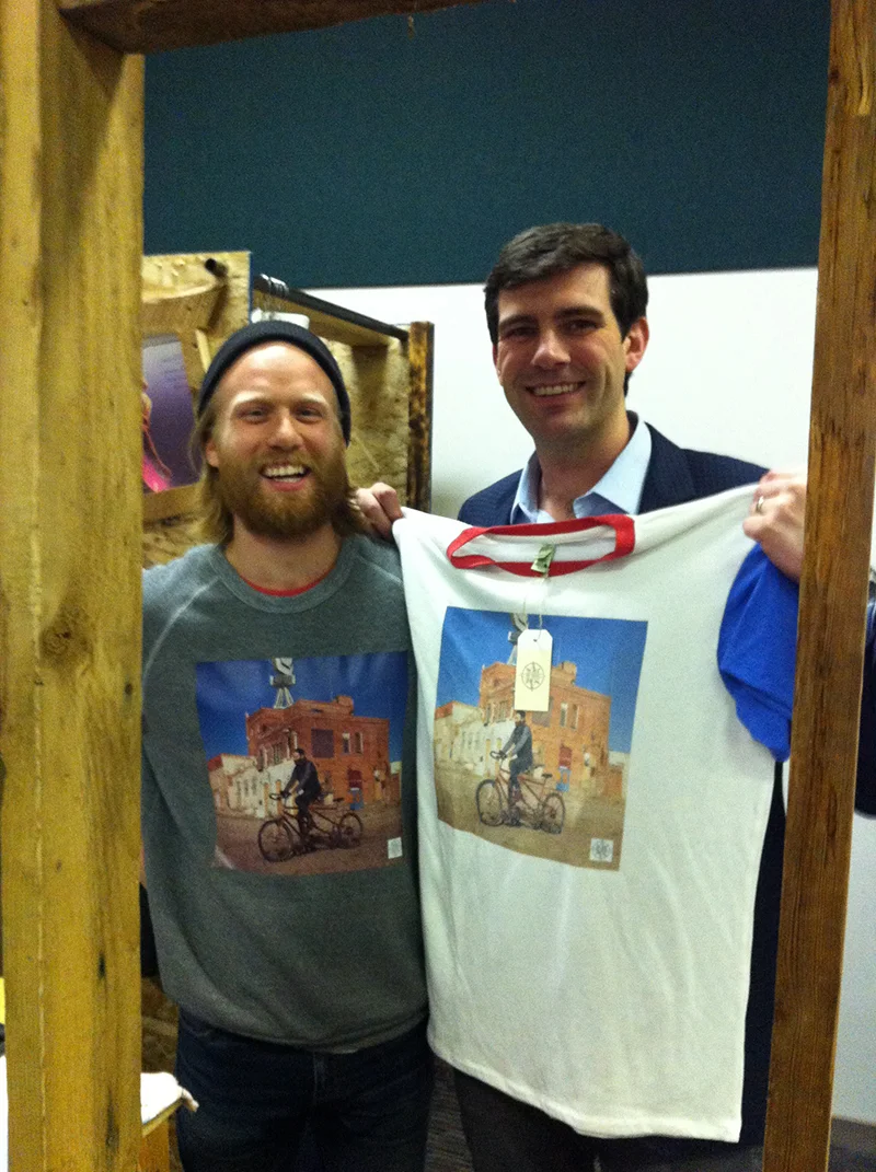 Newly minted Edmonton mayor Don Iveson comes for a visit!