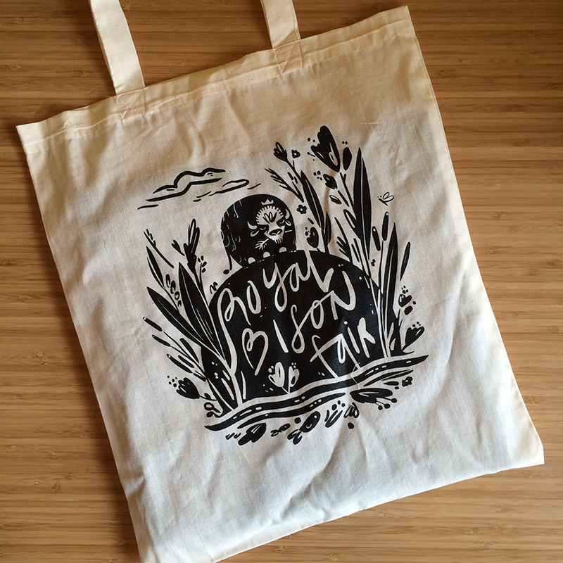 2015 artist designed tote bag by Emily Chu.