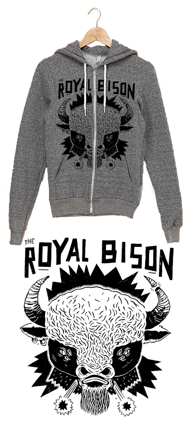 Artist designed hoodie by Josh Holinaty!