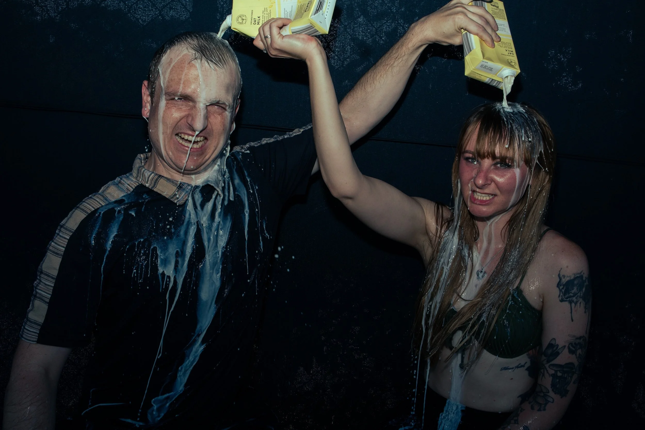 Punk drum and bass duo smallways. drop their chaotic debut album, 'BROKE BRAIN'